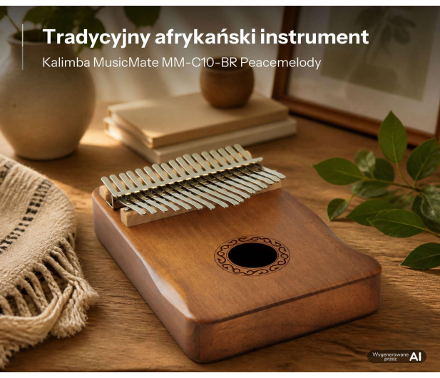 MusicMate Kalimba MM-C10-BR PeaceMelody - 1588167 - zdjęcie 5